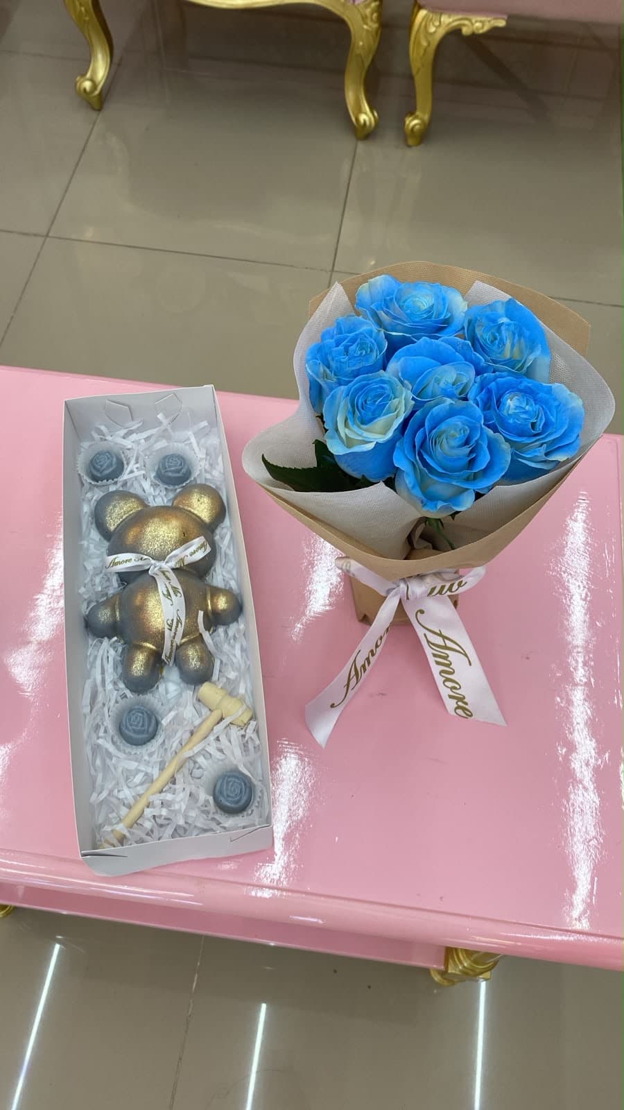 Combo chocolate + rosas