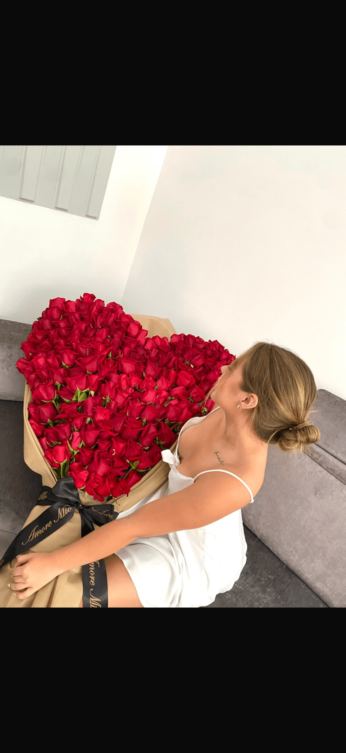 x180 rosas en forma de corazón
